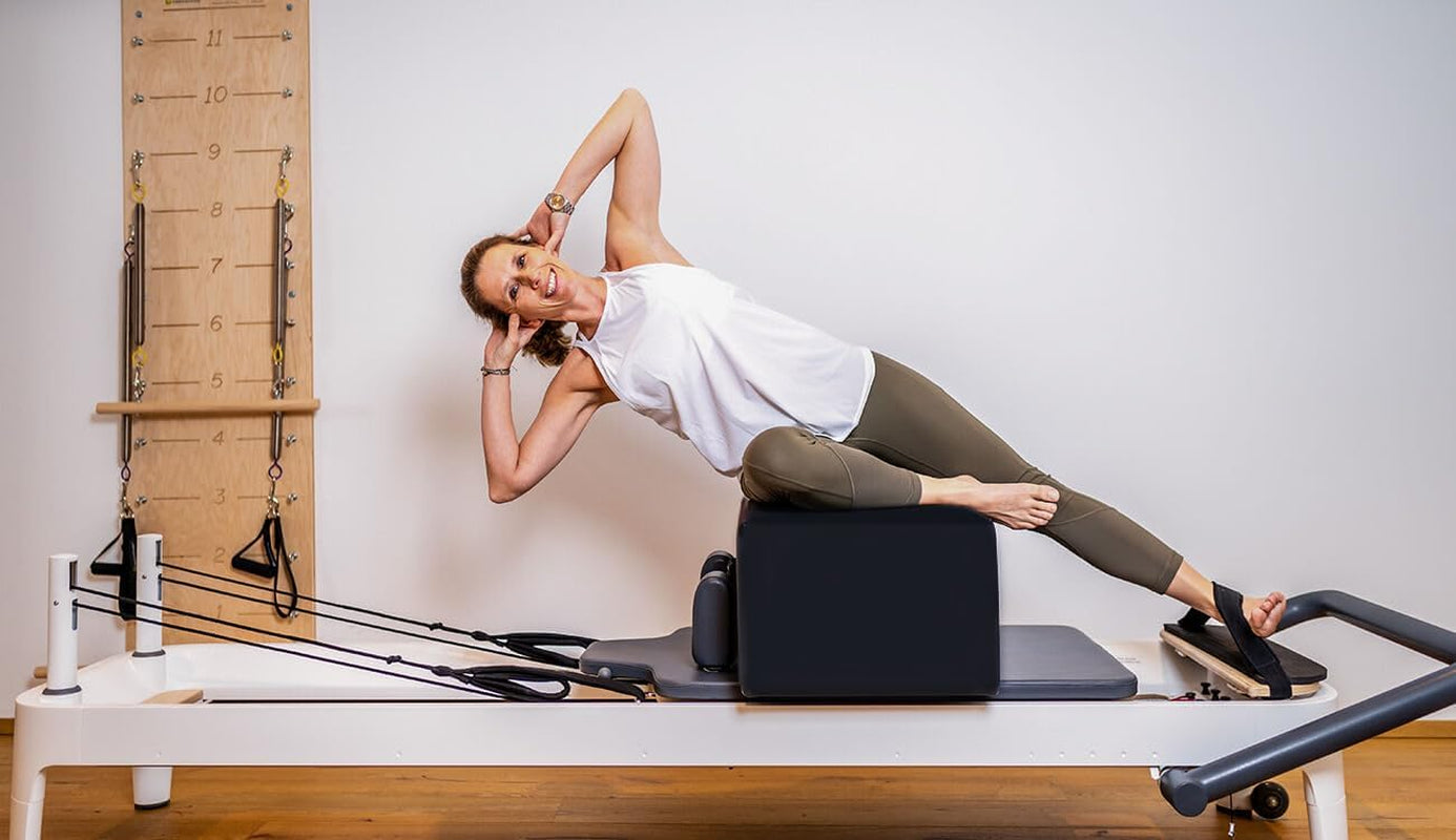 Pilates Reformer Box, Pilates Sitting Box for Pilates Reformer, Pilates Equipment Pilates Accessories for Stretching Balance Exercise.