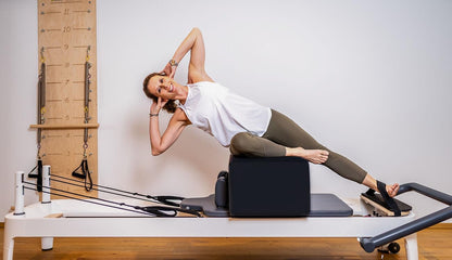 Pilates Reformer Box, Pilates Sitting Box for Pilates Reformer, Pilates Equipment Pilates Accessories for Stretching Balance Exercise.