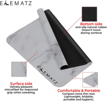 Premium Pilates Reformer Mat - Machine Washable Suede & Natural Rubber - Non-Slip, Hygienic Carriage Cover for Pilates Sessions