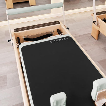 Premium Pilates Reformer Mat - Machine Washable Suede & Natural Rubber - Non-Slip, Hygienic Carriage Cover for Pilates Sessions