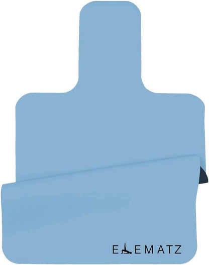 Premium Pilates Reformer Mat - Machine Washable Suede & Natural Rubber - Non-Slip, Hygienic Carriage Cover for Pilates Sessions