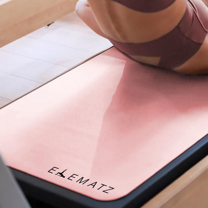 Premium Pilates Reformer Mat - Machine Washable Suede & Natural Rubber - Non-Slip, Hygienic Carriage Cover for Pilates Sessions