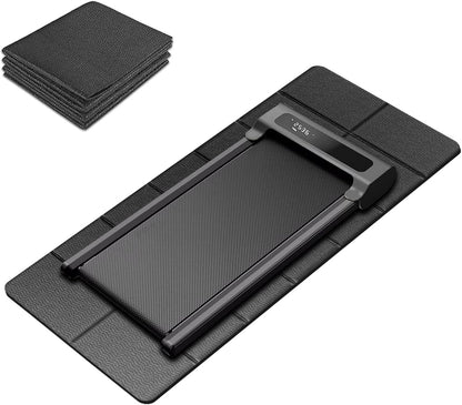 Foldable Walking Pad Treadmill Mat, Floor Protection Pad, Exercise Mat for Home Workout, Protects Floors, Noise & Vibration Reduction, Non-Slip, Anti-Vibration