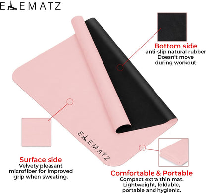 Premium Pilates Reformer Mat - Machine Washable Suede & Natural Rubber - Non-Slip, Hygienic Carriage Cover for Pilates Sessions