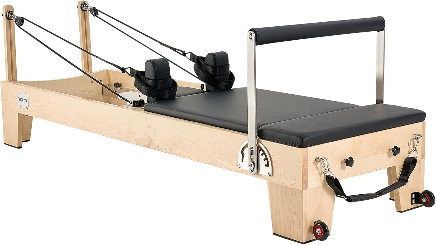 Pilates Reformer, Reformer Pilates Machine with Cadillac Trapeze Table or Tower & Mat, Pilates Equipment for Home Workout and Studio, Includes Jump Board，Sitting Box