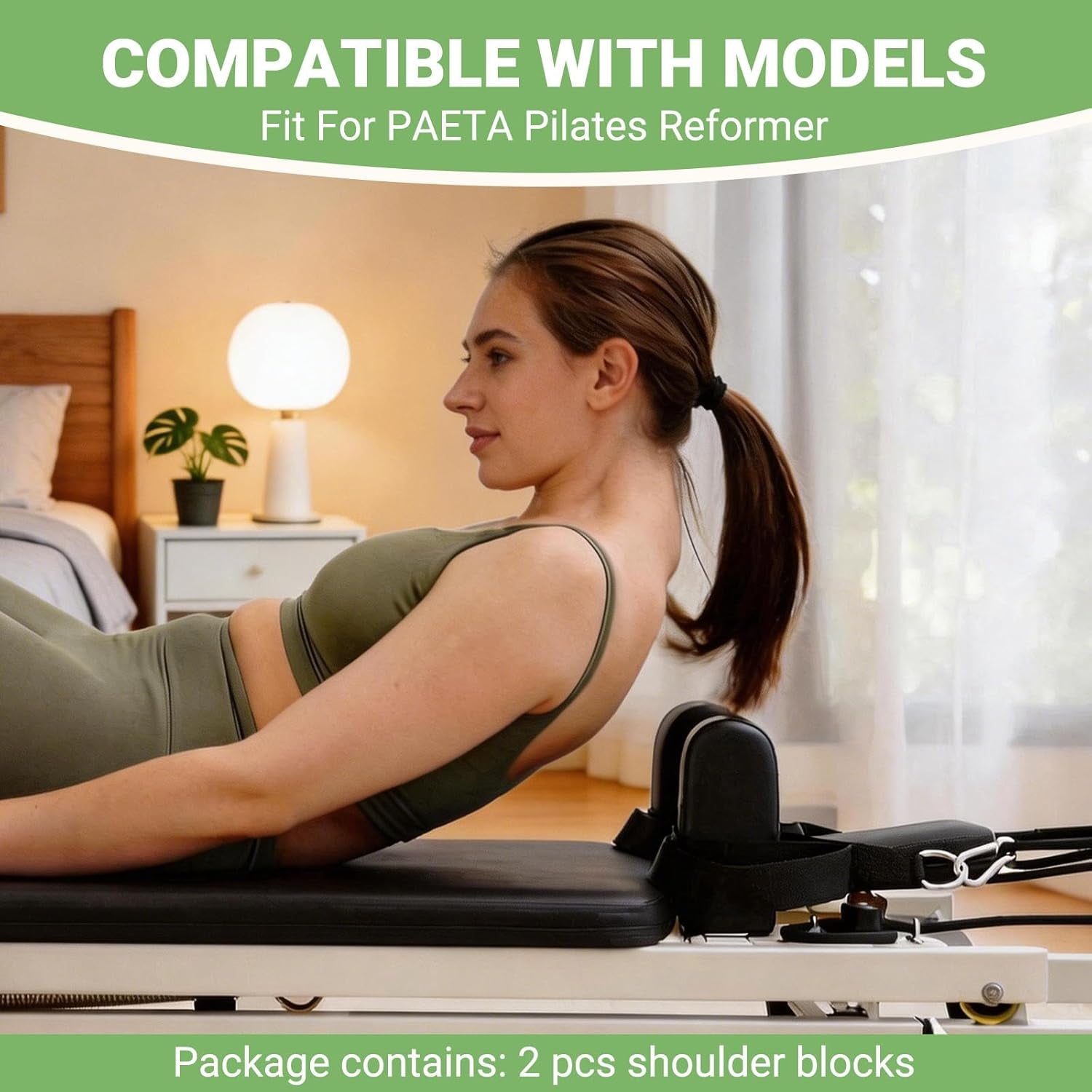 Shoulder Pads for PAETA Pilates Reformer, Shoulder Blocks for Pilates Reformer Replacement, for PAETA Pilates Reformer Accessories