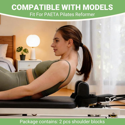 Shoulder Pads for PAETA Pilates Reformer, Shoulder Blocks for Pilates Reformer Replacement, for PAETA Pilates Reformer Accessories