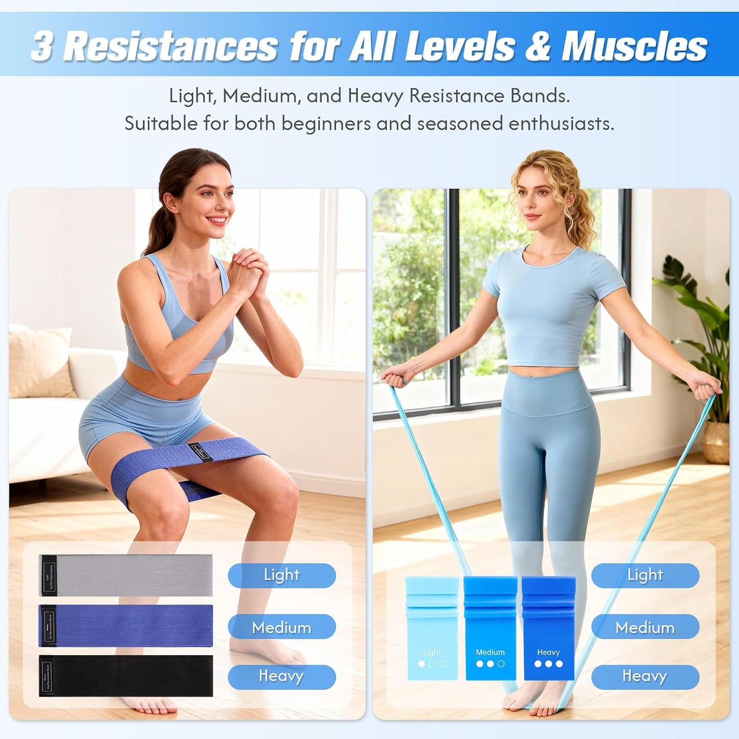 Pilates Equipment, Pilates Kit for Women Home Workouts, at Home Pilates Set with Pilates Ring, Pilates Ball, Long and Loop Resistance Bands, Pilates Socks, Massage Ball, Guide & Bag
