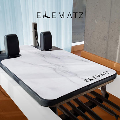 Premium Pilates Reformer Mat - Machine Washable Suede & Natural Rubber - Non-Slip, Hygienic Carriage Cover for Pilates Sessions